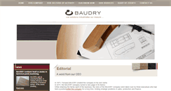 Desktop Screenshot of baudry-sa.fr